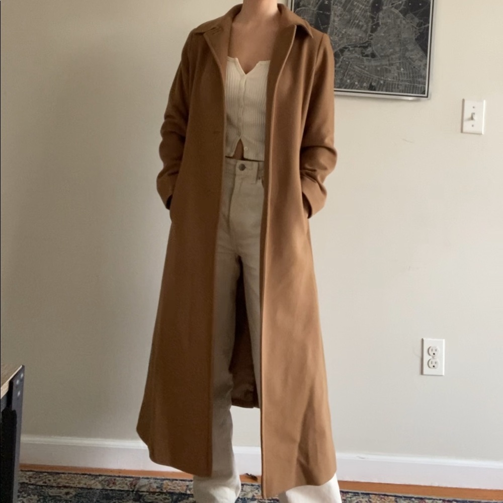 Neiman Marcus Fleurette 100% Cashmere Coat